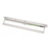 LogiLink 19 collu Keystone patch panelis, 24 portas, ekranēts, gaiši pelēks (RAL7035), 1U, līdz 24 Keystone moduļiem, 1 gab. (NK4073)
