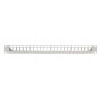 LogiLink 19 collu Keystone patch panelis, 24 portas, ekranēts, gaiši pelēks (RAL7035), 1U, līdz 24 Keystone moduļiem, 1 gab. (NK4073)
