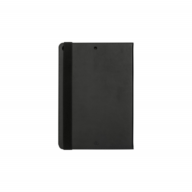 DBRAMANTE1928 Oslo iPad 10.2 2020/2021 melns ādas folio futrālis ar magnētisko aizdari OSIPBL001388