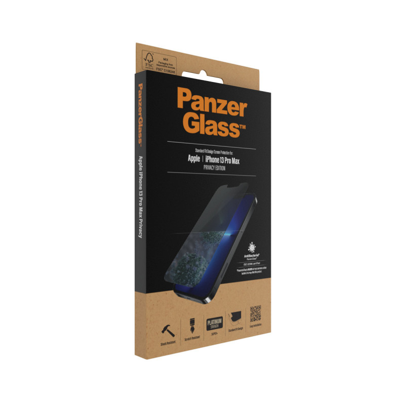 PanzerGlass P2743 rūdīta stikla ekrāna aizsargplēve Apple iPhone 13, 13 Pro, 14