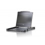 ATEN CL6700MW 1U 17 inch Full HD LCD KVM konsole ar itāļu tastatūru, DVI, USB CL6700MW-AT-XG-2XK06ITG