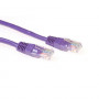 ACT Purpura 10m U/UTP CAT5e tīkla kabelis ar RJ45 savienotājiem (IB4710)