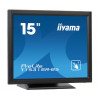 Iiyama ProLite T1531SR-B5 15 inch Skārienjūtīgs LED monitors - 1024 x 768, TN, HDMI/VGA/DisplayPort, skaļruņi, matēts melns