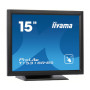 Iiyama ProLite T1531SR-B5 15 inch Skārienjūtīgs LED monitors - 1024 x 768, TN, HDMI/VGA/DisplayPort, skaļruņi, matēts melns