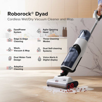 Roborock Dyad mitrā un sausā putekļsūcējs melns WD1S1A51-01
