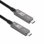 ACT USB-C 3.2 Gen2 aktīvais optiskais kabelis (AOC), paredzēts skārienpaneļiem, video, datiem, barošanai, 15m (AK4335)