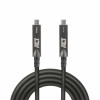 ACT USB-C 3.2 Gen2 aktīvais optiskais kabelis (AOC), paredzēts skārienpaneļiem, video, datiem, barošanai, 15m (AK4335)