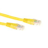 ACT dzeltens 1,5m LSZH U/UTP CAT6 tīkla kabelis ar RJ45 savienotājiem IB9851