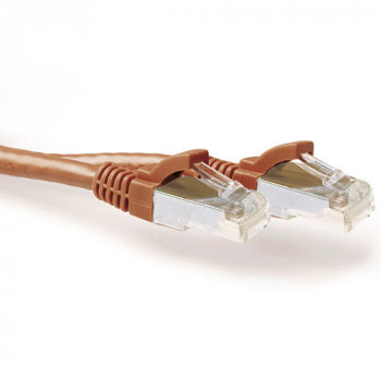 ACT FB2210 10m Cat6a S/FTP tīkla kabelis, RJ45, brūns