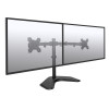 ACT AC8363 divu monitoru galda statīvs 2 ekrāniem līdz 32 inch - skavas un cauruma stiprinājums, VESA 75/100, 8 kg uz roku, melns