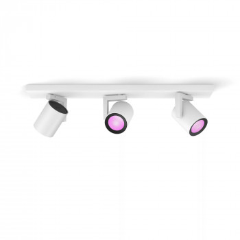 Signify Philips Hue White & Color Ambiance Argenta 3-vietīgs griestu lukturis balts