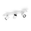 Signify Philips Hue White & Color Ambiance Argenta 3-vietīgs griestu lukturis balts