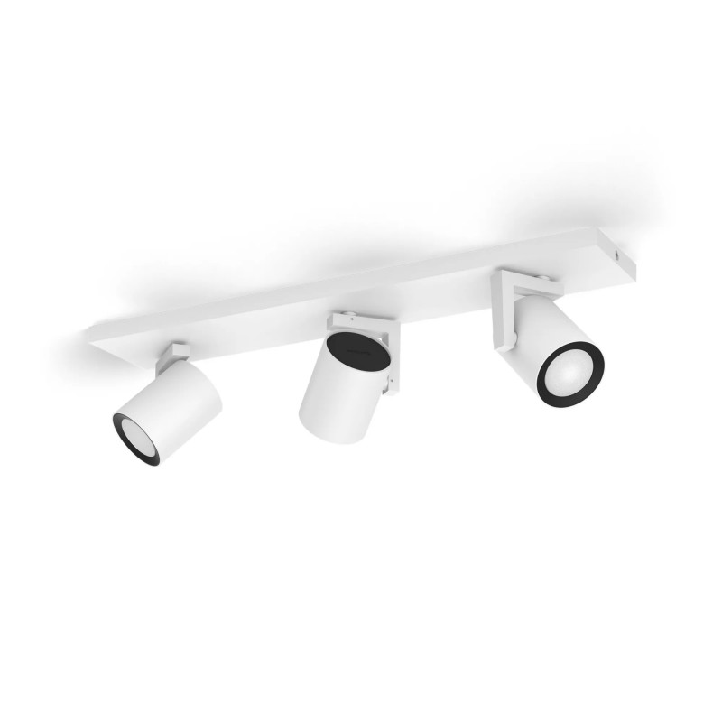 Signify Philips Hue White & Color Ambiance Argenta 3-vietīgs griestu lukturis balts