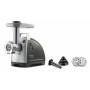 Moulinex ME6868 HV8 Pro 4-in-1 gaļas maļamā mašīna, 2200 W, 4,5 kg/min, 3 nerūsējošā tērauda diski, kebbe un desu uzgaļi, melna/sudraba
