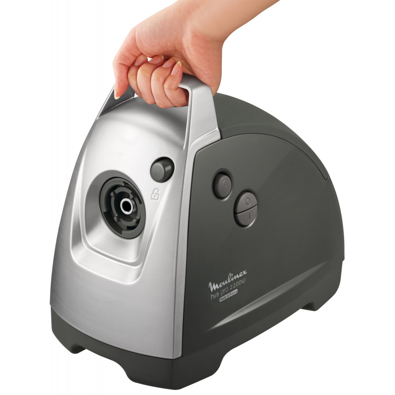 Moulinex ME6868 HV8 Pro 4-in-1 gaļas maļamā mašīna, 2200 W, 4,5 kg/min, 3 nerūsējošā tērauda diski, kebbe un desu uzgaļi, melna/sudraba