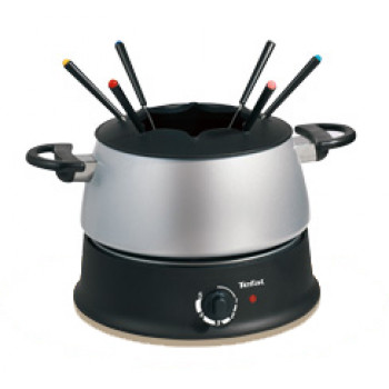Tefal Fondue Base Ronde EF3000 elektriskā fondī komplekts, 800 W, 1,2 L, 8 dakšiņas, melns
