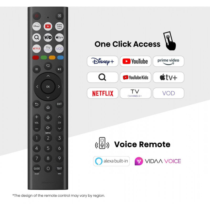 Hisense 98E7Q 98 inch 4K QLED viedtelevizors (Dolby Vision IQ, HDR10+, VIDAA U, Dolby Atmos, 3x HDMI, 2x USB, Wi-Fi, Bluetooth, DVB-T2/C/S2)