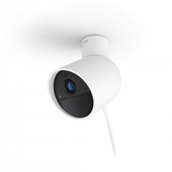 Philips Hue Secure vadu kamera ar 2K video izšķirtspēju, balta