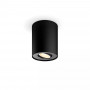 Philips Hue White Ambiance Pillar atsevišķs prožektors melns paplašinājums
