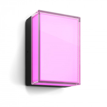 Philips Hue WACA Scenova Taisnstūra Sienas Gaismeklis Melns