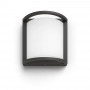 Philips Outdoor Ultra-Efficient Samondra sienas lampa 3,8W, 2700 Kelvini, antracīta