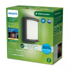 Philips Outdoor Ultra-Efficient Samondra sienas lampa 3,8W, 2700 Kelvini, antracīta