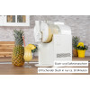 Unold 48965 Sofia 2-in-1 smalcināto ledu un mīksto saldējumu gatavotājs, 1,5L, 150W, 5 programmas, melns