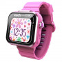 VTech KidiZoom Smart Watch MAX rozā bērnu viedpulkstenis ar divām kamerām, 20+ spēlēm, aktivitāšu sekotāju, ūdens šļakstu izturīgs
