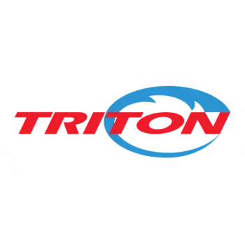 TRITON RIE-42-A88-CCX-N1 42U 19 collu servera skapis ar COSMOTEC sānu montāžas dzesēšanas bloku, 800x800mm, IP54, stikla durvis, gaiši pelēks
