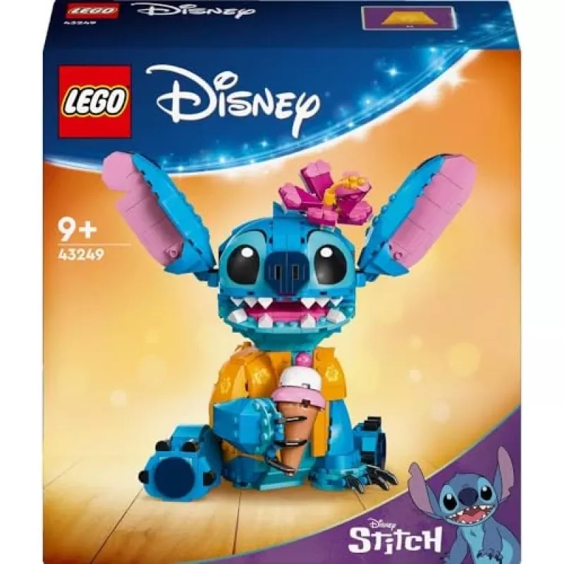 LEGO | Disney Stitch būvējams bērnu rotaļu komplekts ar saldējuma konusu 43249