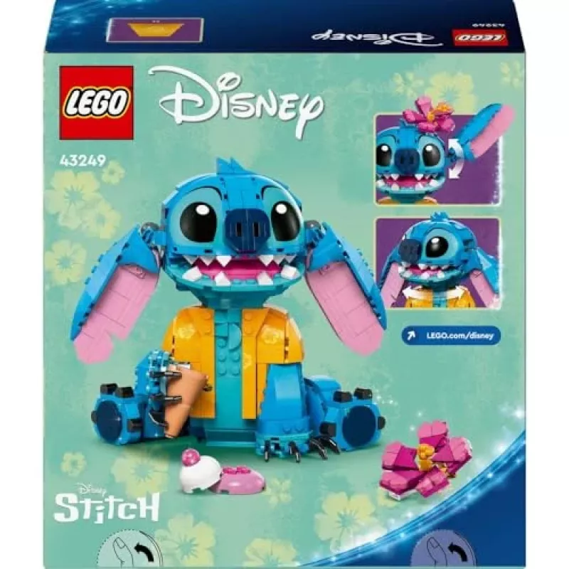 LEGO | Disney Stitch būvējams bērnu rotaļu komplekts ar saldējuma konusu 43249