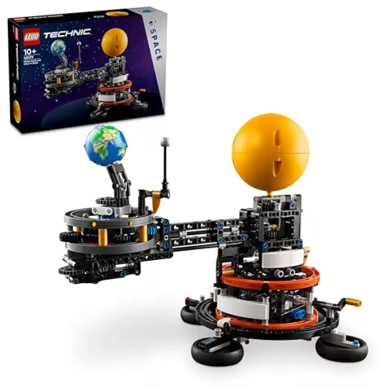 LEGO Technic Planēta Zeme un Mēness Orbītā Kosmosa Spēles Bērniem No 10 Gadiem Saules Sistēmas Būvējamā Rotaļlieta Ar Planētām
