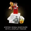 LEGO komplekts McLaren MP4/4 Ayrton Senna 10330 — LEGO ICONS mēroga modeļa eksponāts