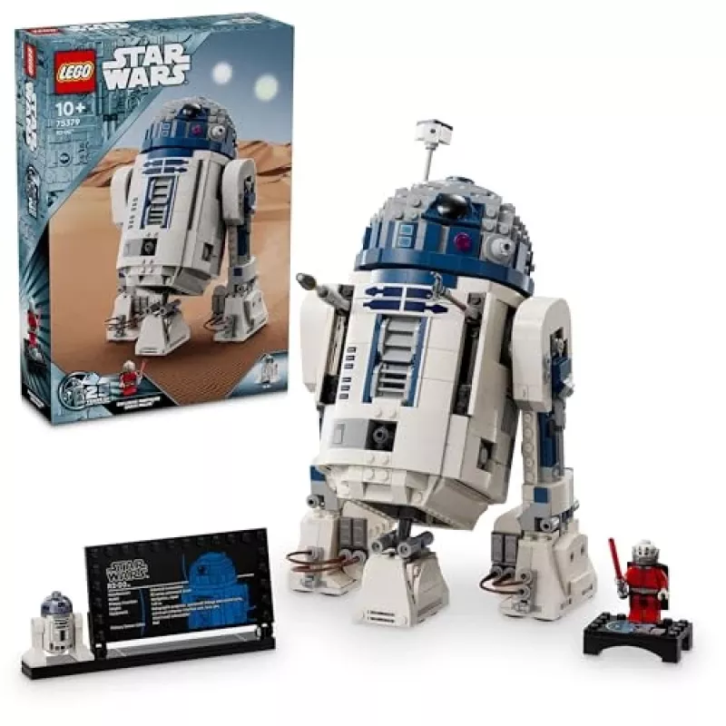 LEGO būvējamais droīds R2‑D2 komplekts 75379 — 1 050 detaļas, 10+ gadi, 160×110×240 mm, 0,24 kg