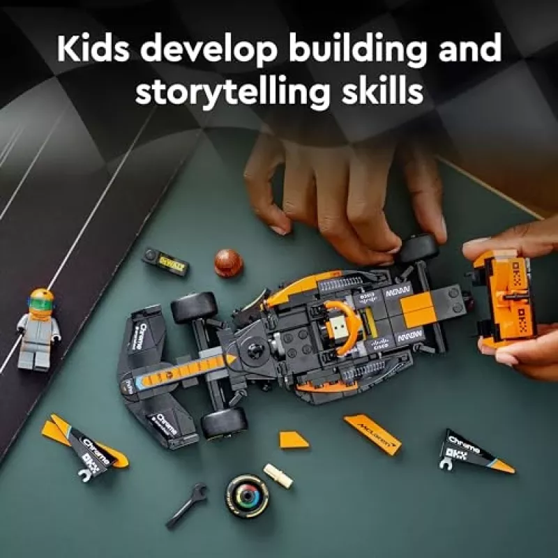 LEGO Speed Champions McLaren Formula 1 automašīnas 2023. gada modeļa 76919 komplekts