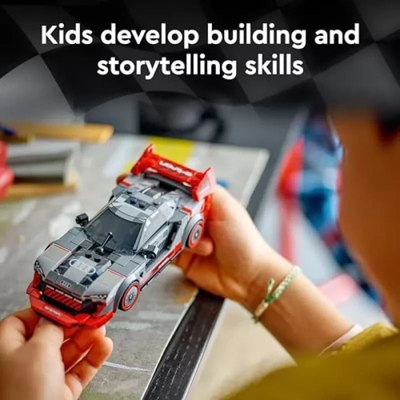Lego Speed Champions 76921 Audi S1 E-Tron Quattro sacīkšu auto komplekts