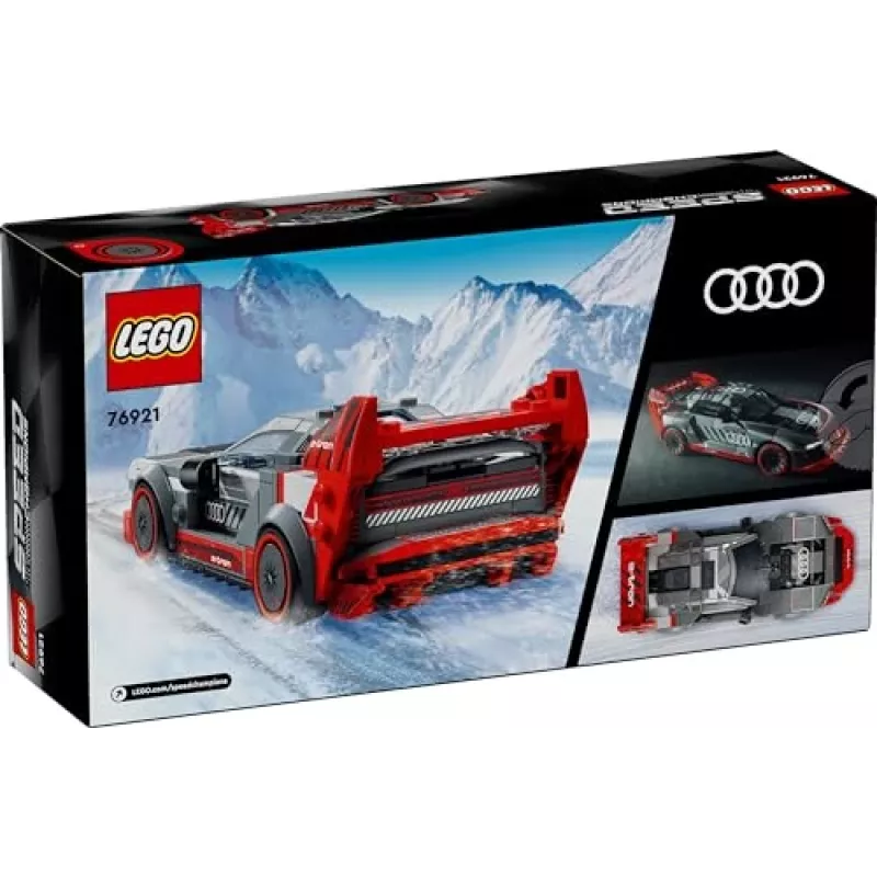 Lego Speed Champions 76921 Audi S1 E-Tron Quattro sacīkšu auto komplekts