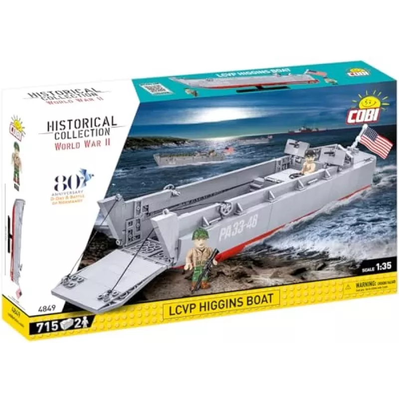 Building set Cobi LCVP Higgins Boat 715 pieces age 8+