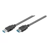 Wentronic Goobay USB 3.0 SuperSpeed pagarinājuma kabelis, melns, 5 m - USB 3.0 spraudnis (A tips) > USB 3.0 ligzda (A tips) (95726)