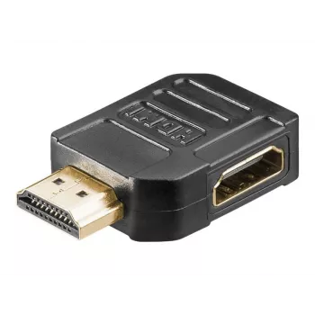 Wentronic Goobay a 344 G - HDMI adapteris - HDMI (siev.) uz HDMI (vīr.) - leņķveida spraudnis (51725)