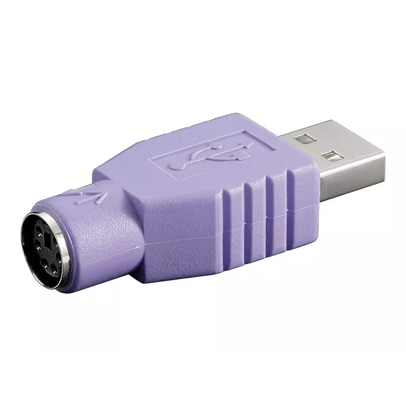 Microconnect USBA-M/PS2-F savienotāju adapteris, violets