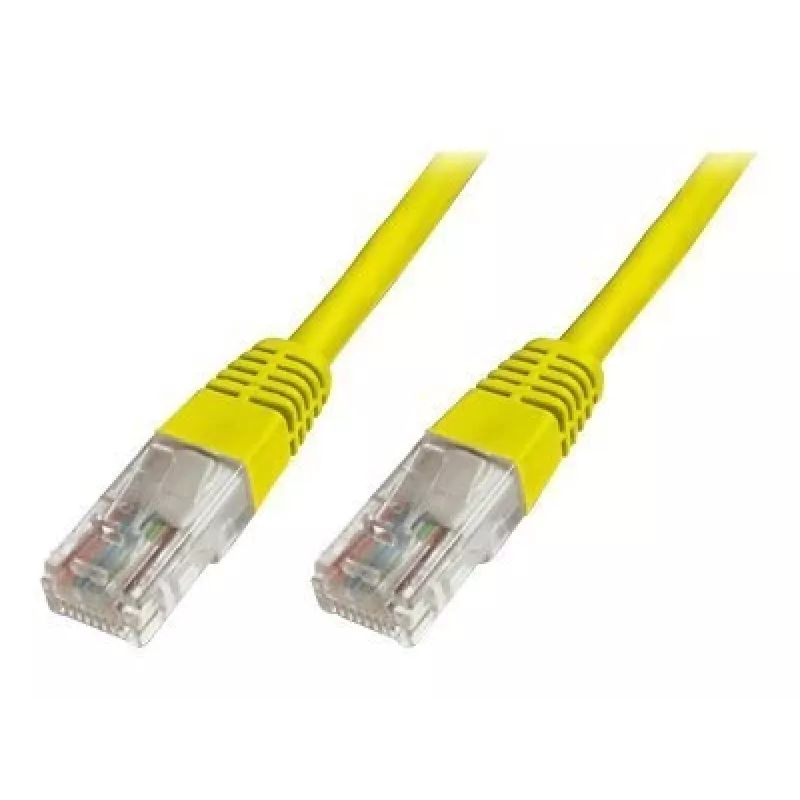 Plākstera vads Digitus CAT 5e U/UTP DK-1512-050/Y 5m Dzeltens