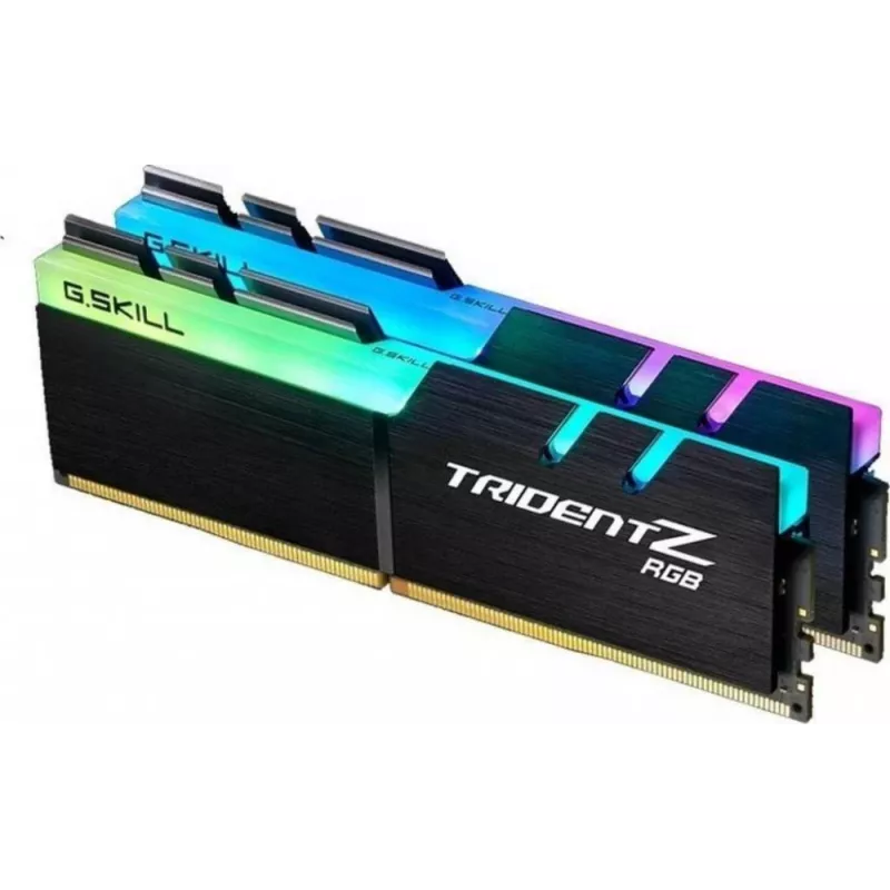 DIMM 32 GB DDR4-3200 (2x 16 GB) Dual-Kit, Arbeitsspeicher schwarz, F4-3200C16D-32GTZRX, Trident Z RGB, INTEL XMP