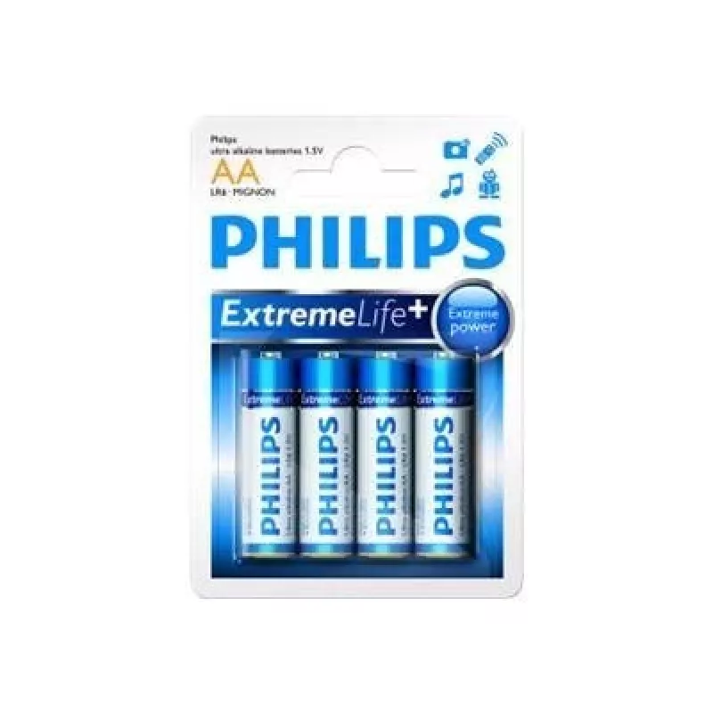 Vienreizējās lietošanas baterija Philips LR6E4B/10