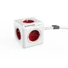 Allocacoc PowerCube Extended - 1,5m - Pelēks - Sarkans - 220 - 240V (PowerCube Extended 1,5M R)