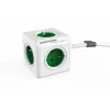 Allocacoc PowerCube Extended Type E pagarinātājs 1,5 m 5 AC kontaktligzdas Iekštelpām Zaļš