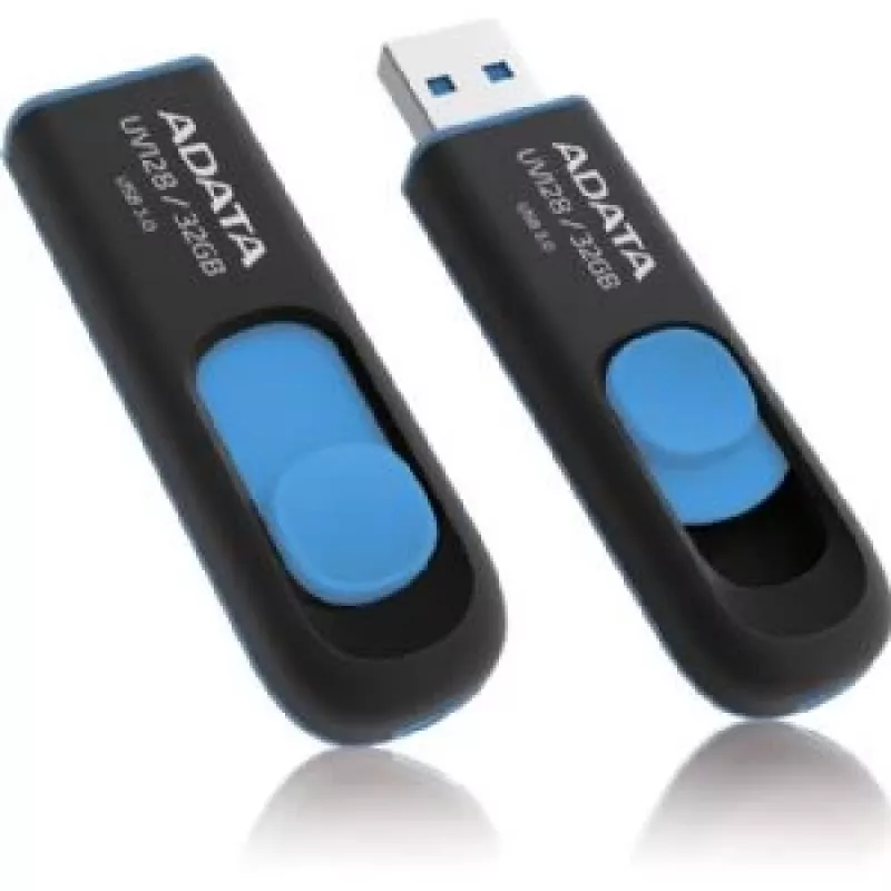 ADATA DashDrive UV128 32GB USB zibatmiņa USB Type-A 3.2 Gen 1 (3.1 Gen 1) Melna, Zila