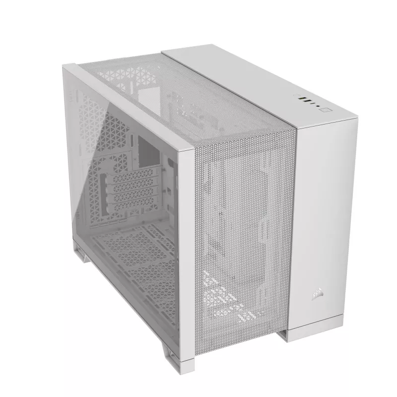 Corsair 2500D AIRFLOW Micro ATX Dual Chamber PC Case – balta CC-9011264-WW