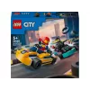Konstrukciju rotaļlieta LEGO 60400 City Go-Karts with Racers – spēles komplekts ar miniatūrfigūrām un transportlīdzekļiem