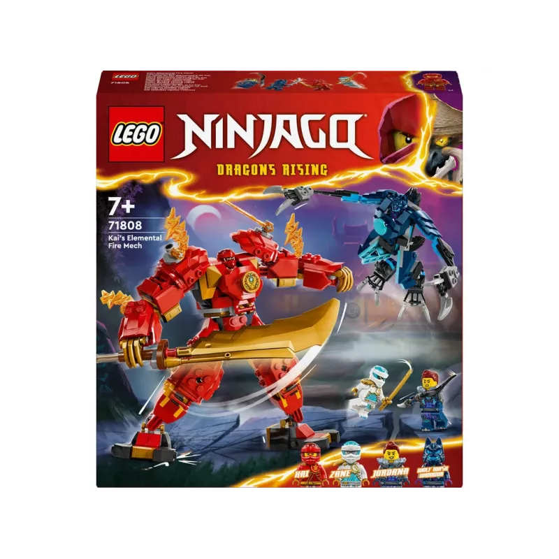 LEGO NINJAGO komplekts 71808 — 322 detaļas, 4 minifigūras, augstums 160 mm, vecums 7+